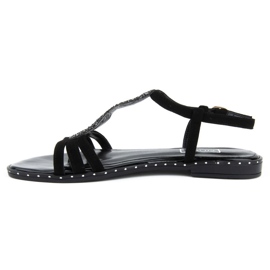 Sandalias Filippo 1453N ante negro 5