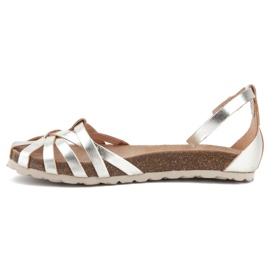 Sandalias Filippo Villa-011 Cristal Platino plata 6