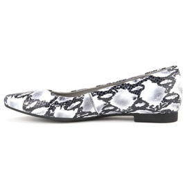 Zapatos Filippo 00873-62/00-5 Serpiente Blanco y Negro gris 6