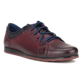 Filippo 1655 Bordo zapatos rojo 1