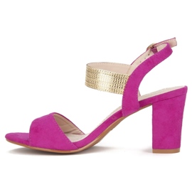 Sandalias tacón Filippo DS817/20 Fh rosa rosado 6