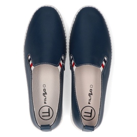 Zapatos de piel FILIPPO DP066/20 Nv azul marino 5