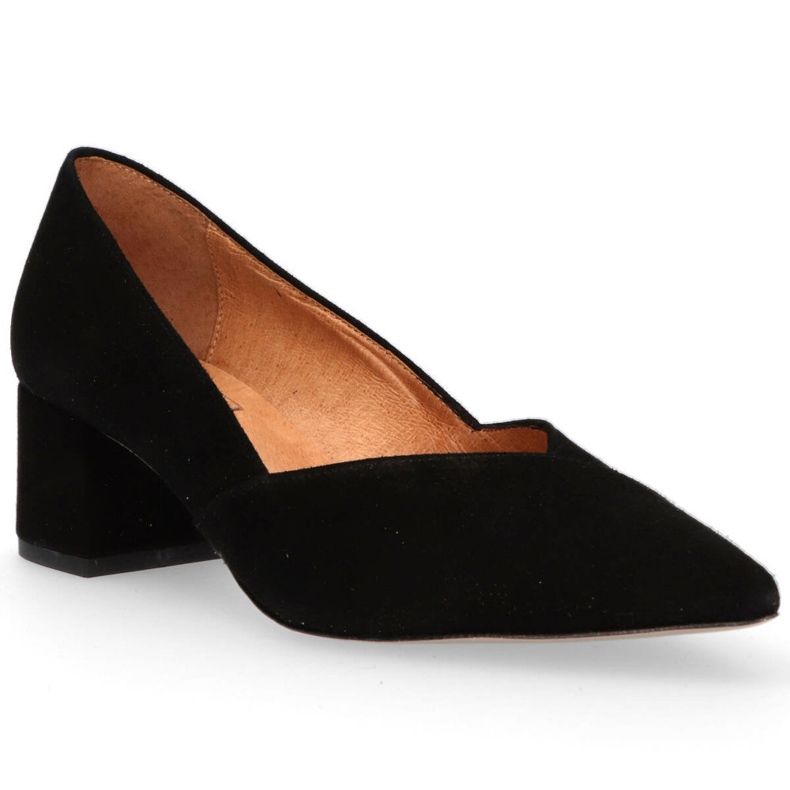 Zapatos Filippo 1410 Ante Negro 1