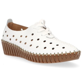 Zapatos de cuero Filippo DP1230/20 Wh blanco 2