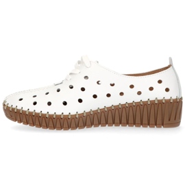Zapatos de cuero Filippo DP1230/20 Wh blanco 6