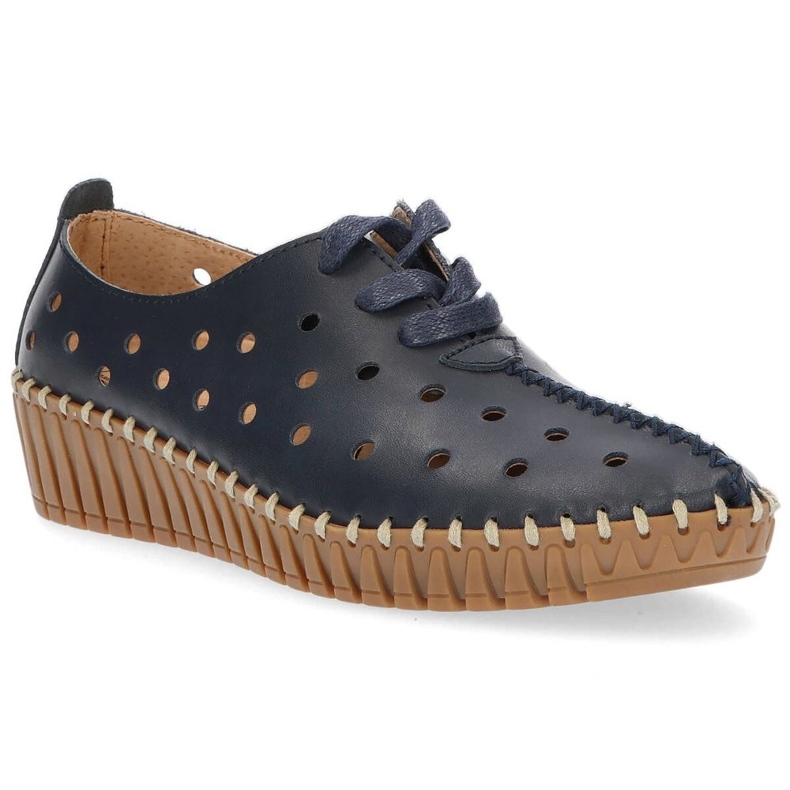 Zapatos de piel Filippo DP1230/20 Nv azul marino 2