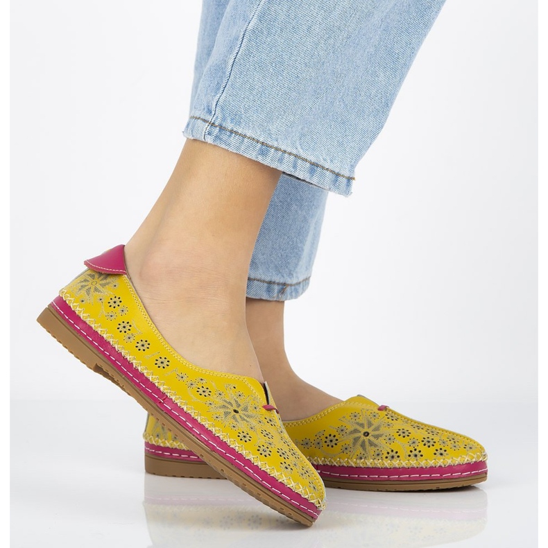 Zapatos de piel Filippo DP1224/20 Yl Amarillo 1