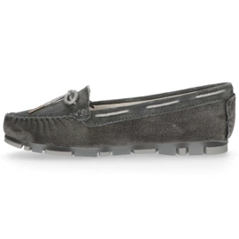 Mocasines de piel Filippo DP1203/20 Gr gris 4