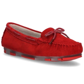 Rojo Mocasines Filippo DP1203/20 Rd de piel 1