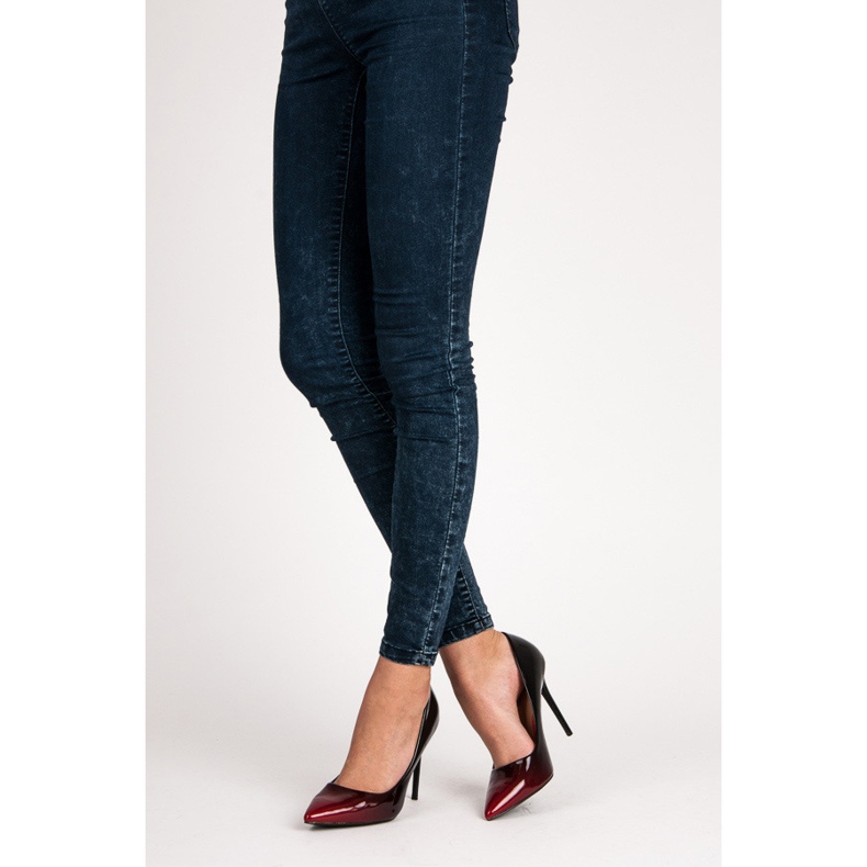 Belle Women Tacones lacados ombre negro 2