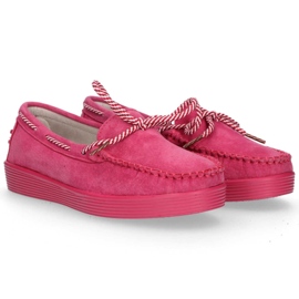 Zapatos de cuero Filippo DP1200/20 Fh rosa violeta rosado 5