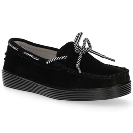 Zapatos de cuero Filippo DP1200/20 Bk negro 2