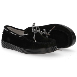 Zapatos de cuero Filippo DP1200/20 Bk negro 6