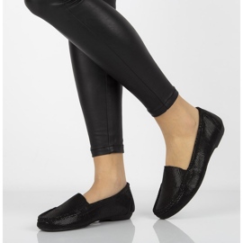 Mocasines de piel Filippo DP005/20 Bk negro 2