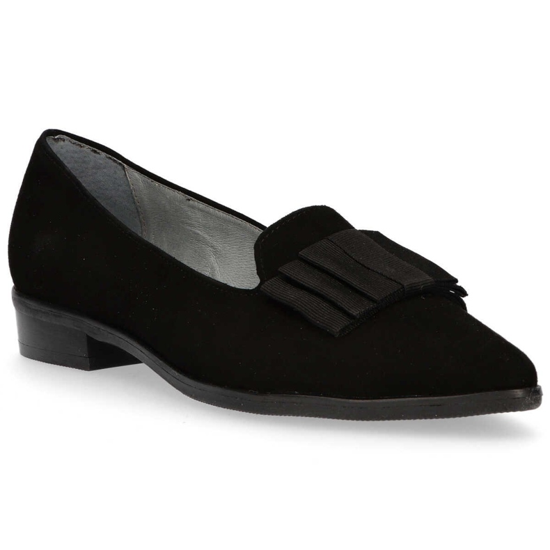 Zapatos Filippo 1344 Ante Negro 2