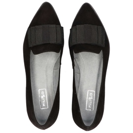 Zapatos Filippo 1344 Ante Negro 3