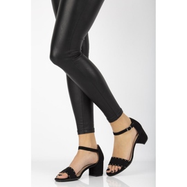 Filippo DS1350/20 Bk sandalias negras negro 3