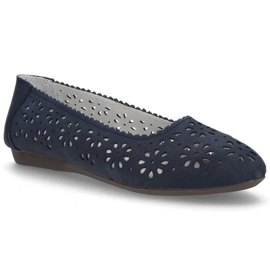 Zapatos de piel Filippo DP680/20 Nv azul marino 1