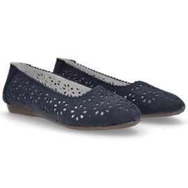 Zapatos de piel Filippo DP680/20 Nv azul marino 4