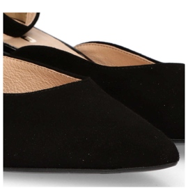 Zapatos De Salón Filippo F272 Ante Negro 8