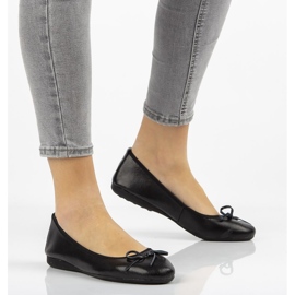 Bailarinas de cuero Filippo DP038/20 Bk negro 2
