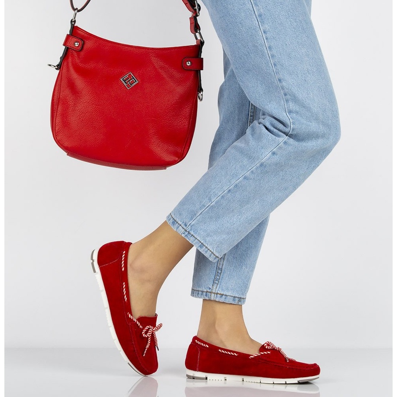 Rojo Filippo DP1403 / 20 Rd zapatos de cuero 2