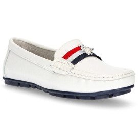 Mocasines de piel Filippo DP1406/20 Wh blanco 1 Mocasines de piel Filippo DP1406/20 Wh blanco 1