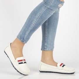 Mocasines de piel Filippo DP1406/20 Wh blanco 2 Mocasines de piel Filippo DP1406/20 Wh blanco 2