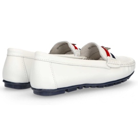 Mocasines de piel Filippo DP1406/20 Wh blanco 6