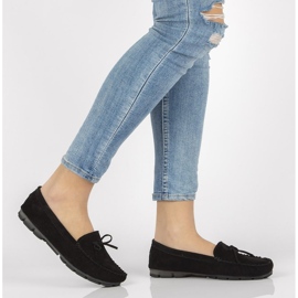 Mocasines de piel Filippo DP1204/20 Bk negro 3