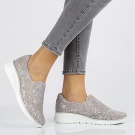 Zapatos de piel Filippo DP1325 / 20 Gr gris 1