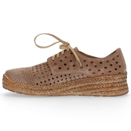 Zapatos Filippo 20071 Velour Taupe marrón 7