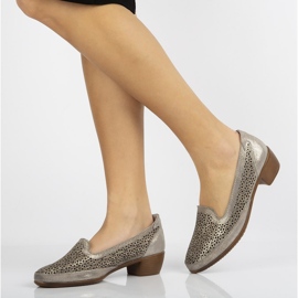 Zapatos de piel Filippo DP1405 / 20 Gr gris 1