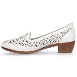 Zapatos de piel Filippo DP1405/20 Wh blanco 3