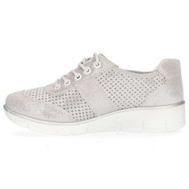 Zapatos de piel Filippo DP028/20 Si plata gris 5