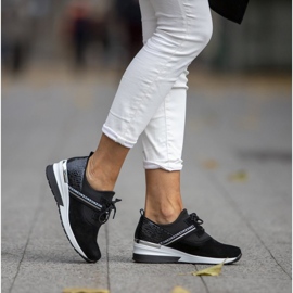 Zapatillas de cuero Filippo DP1388 / 20 Bk negro 2