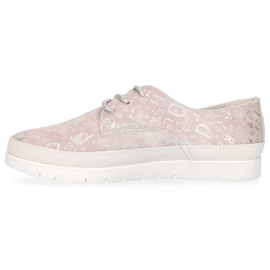 Zapatos de piel Filippo DP1383 / 20 Gr gris beige rosado 3
