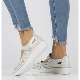 Filippo DP640 / 20 Wh Blanco zapatos bajos 7