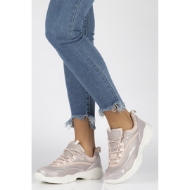 Zapatillas de cuero para mujer Filippo DP1411 / 20 Pi rosa 1