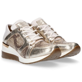 Zapatos Filippo 460 Dorado R2 Blanco 5