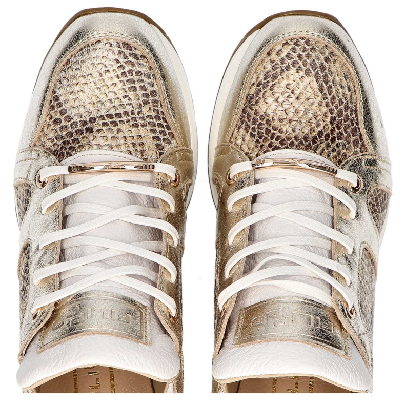 Zapatos Filippo 460 Dorado R2 Blanco 1