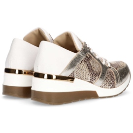 Zapatos Filippo 460 Dorado R2 Blanco 2