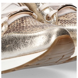 Zapatos Filippo 460 Dorado R2 Blanco 3