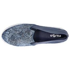 Filippo 03512-25 / 00-0 GR + zapatos WZORY azul marino 8