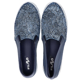Filippo 03512-25 / 00-0 GR + zapatos WZORY azul marino 11