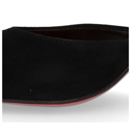 Filippo 2059 / OBL K-Zapatos de tacón de gamuza negro 7