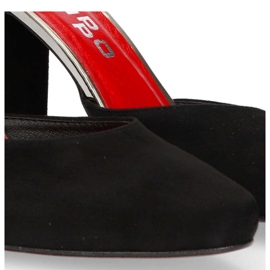 Filippo 2059 / OBL K-Zapatos de tacón de gamuza negro 2
