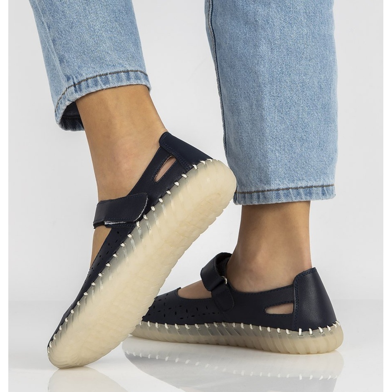 Zapatos de piel Filippo DP1262/20 Nv azul marino 1