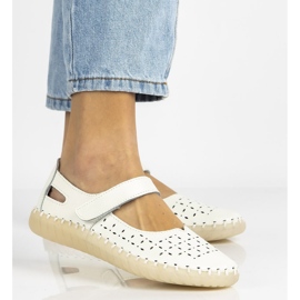 Zapatos de piel Filippo DP1262/20 Wh blanco 1