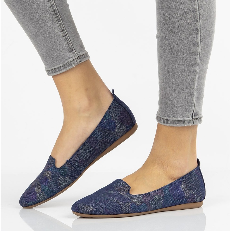 Señores de cuero Filippo DP1274/20 Nv azul marino 1